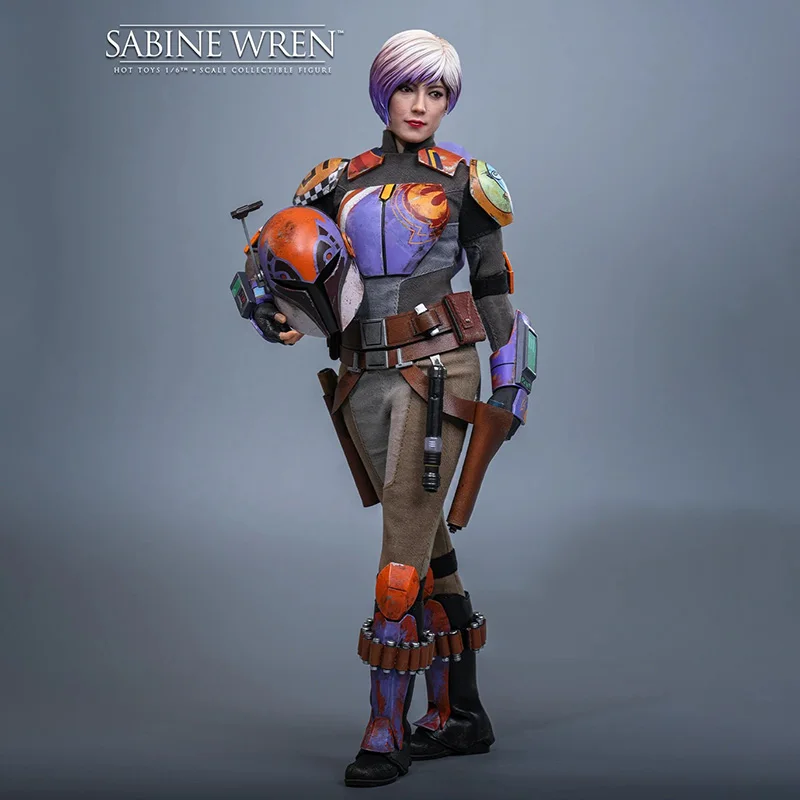 

Hot Toys Star Wars Rise Of The Rebels Sabine Ryan 1/6 Scale Articulable Joints Figure Desktop Ornament Collectible In Stock