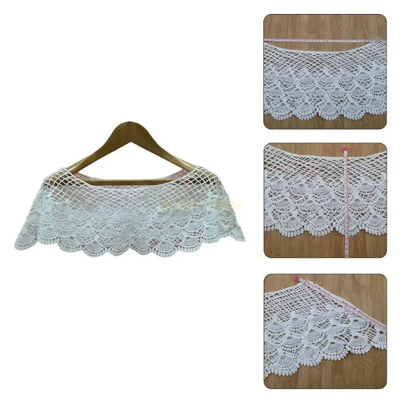 31BF نساء الصيف حلو الدانتيل الشمسي شال يلف جوفاء