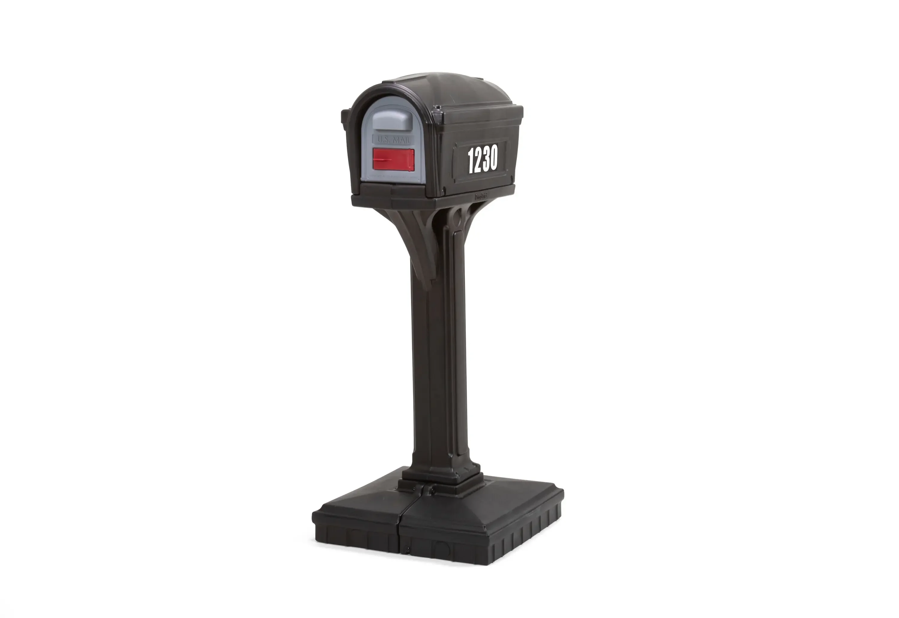 Simplay 3 Dig Easy Up Classic Black Plastic Mailbox  Post Box  Modern Mailbox  Mailbox Outdoor  Letter Box