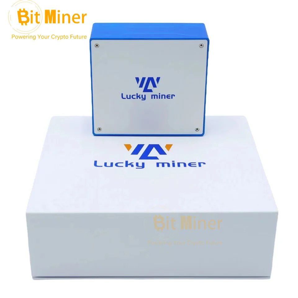 Imagem -02 - Pronto para Enviar Lucky Miner Lv07 1th s Solo Miner Sha256 Algoritmo Btc Lottery Miner Crypto Coin Mining Machine Asic Miner