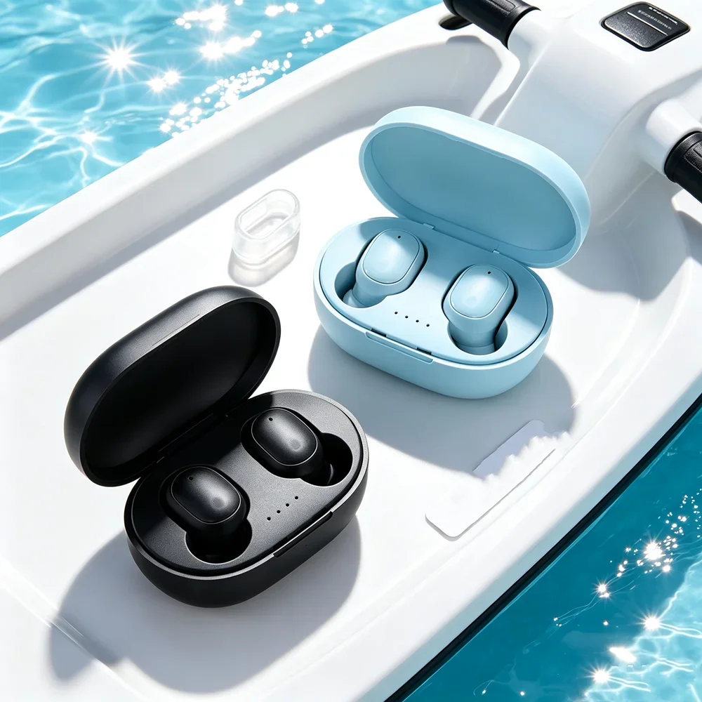 TWS Fone Bluetooth Earbuds Wireless Headset Support Clear Call Capture Full Range Sound, Comfortable Wearing for Long Time Media