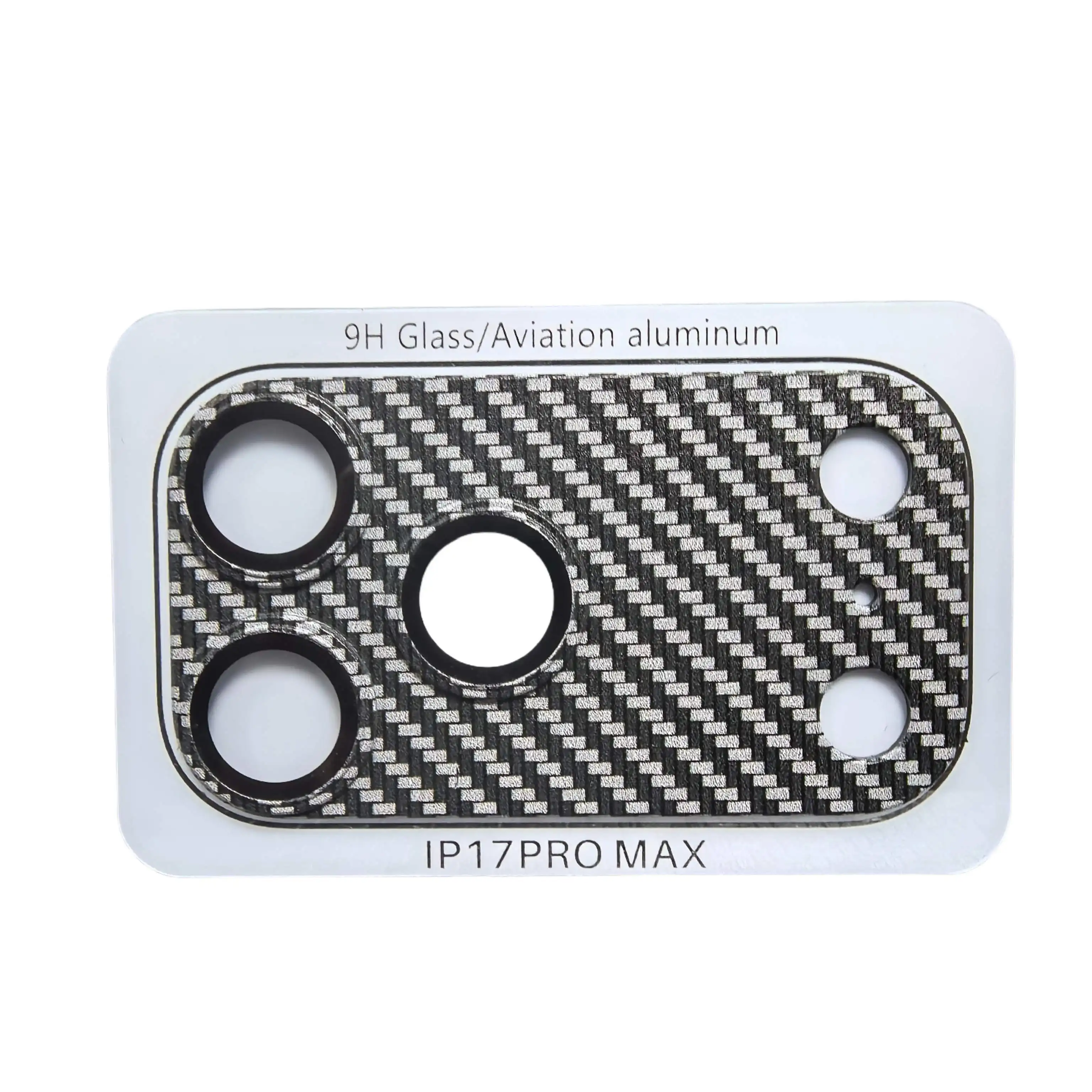 3D Aluminum Alloy Armor Camera Lens Protector for IPhone 17 Pro Max 17 Pro Kevlar Carbon Fiber Lens Film Cap Protection Case