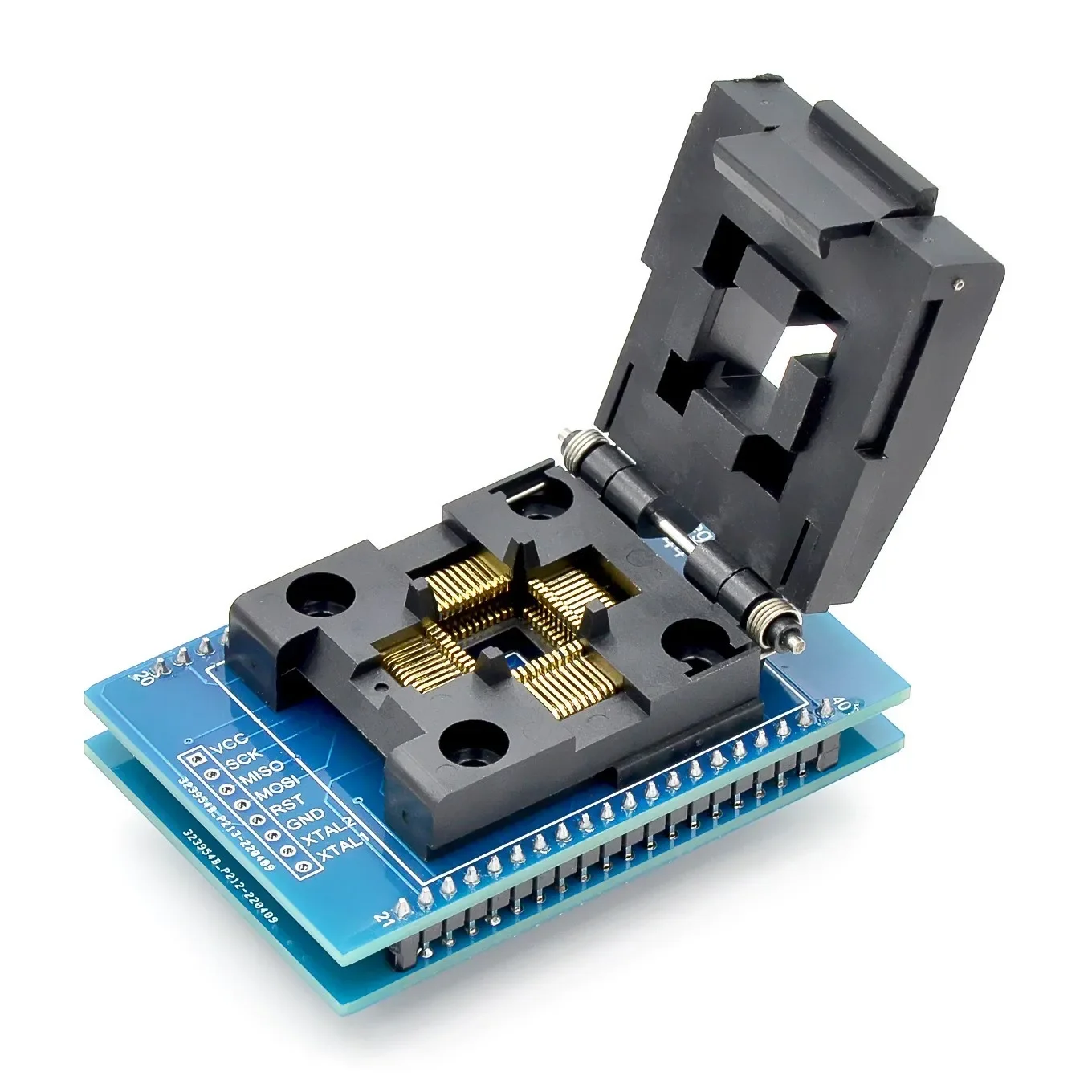 TQFP32 QFP32 A DIP28 TQFP44 QFP44 A DIP40 IC Programmatore Adattatore Chip Test Presa Sedile di masterizzazione Circuiti integrati