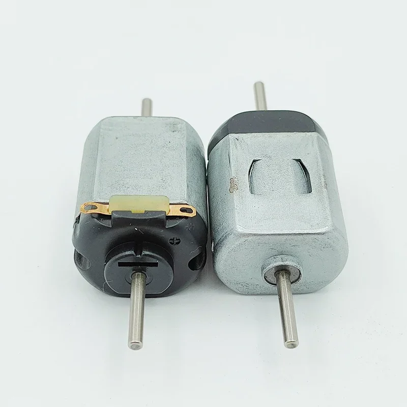 FC-130SA Mini 130 Dual Shaft High Speed 25000RPM DC Motor 3V-6V Voltage Compatible for DIY Hobby Toy Car Boat Train