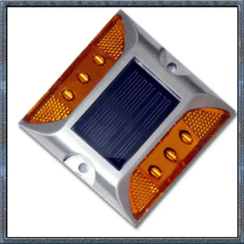 Aug. Ground Marker Lights Double-Sided Warning Light Cast Aluminum Road Stud Lights At Night