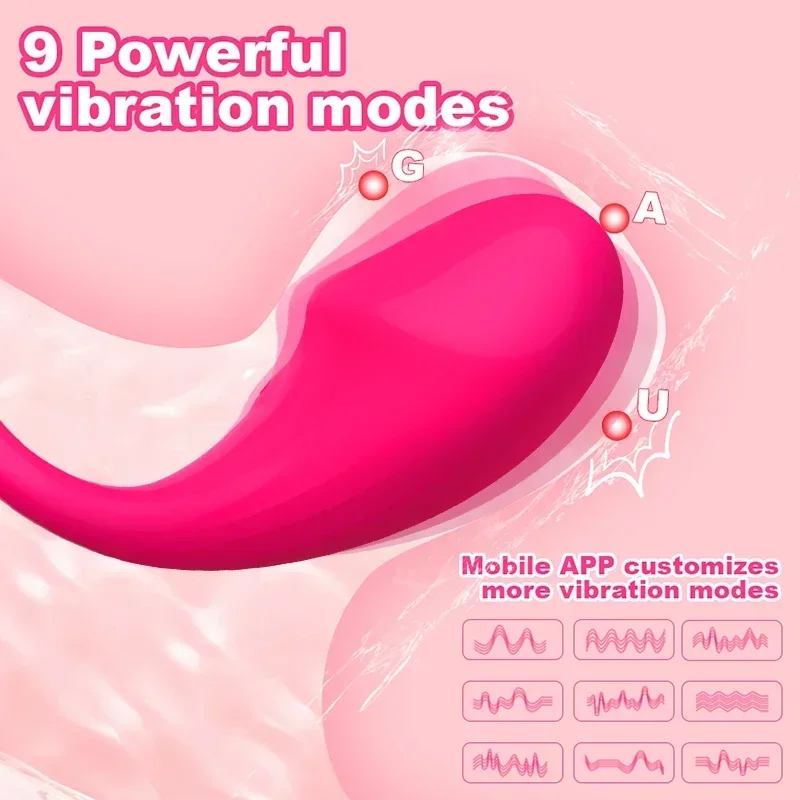 Wireless Control APP Bluetooth Vibrator G Spot Dildo Stimulator Vibrating Egg Clit Vibrating Panties Wearable Massager Sex Toys