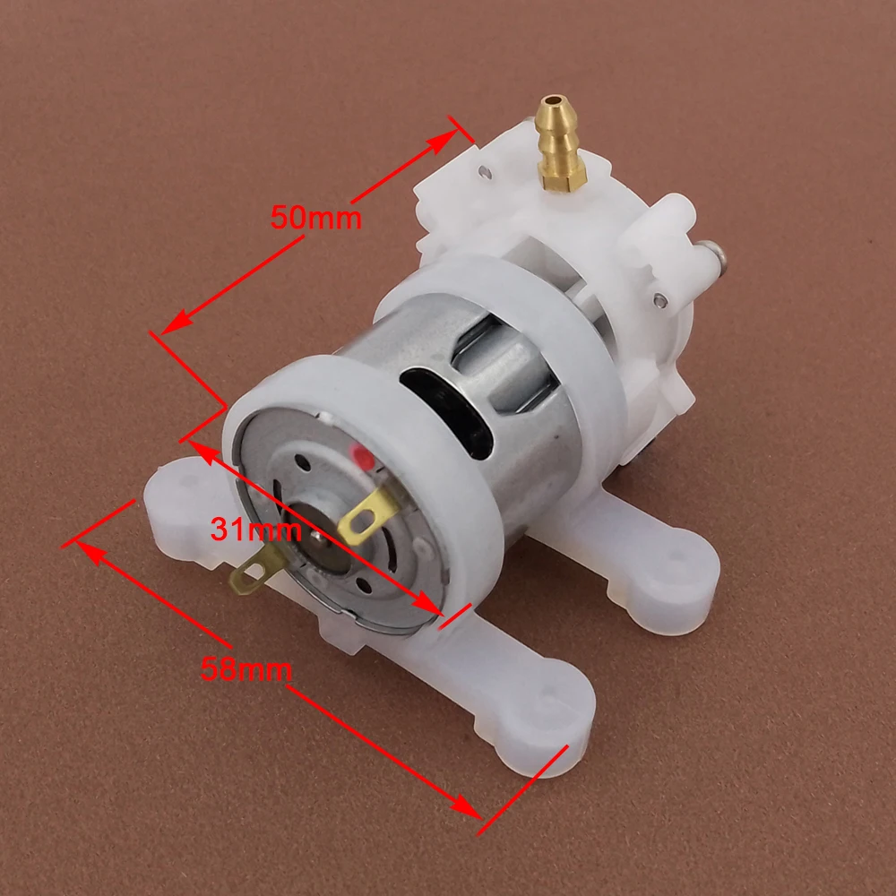 DC 3-7.4V Water Pump Self-priming Micro Gear Pump 360 Motor DIY Hydraulic Toy Forward Reverse for RC Boat Model