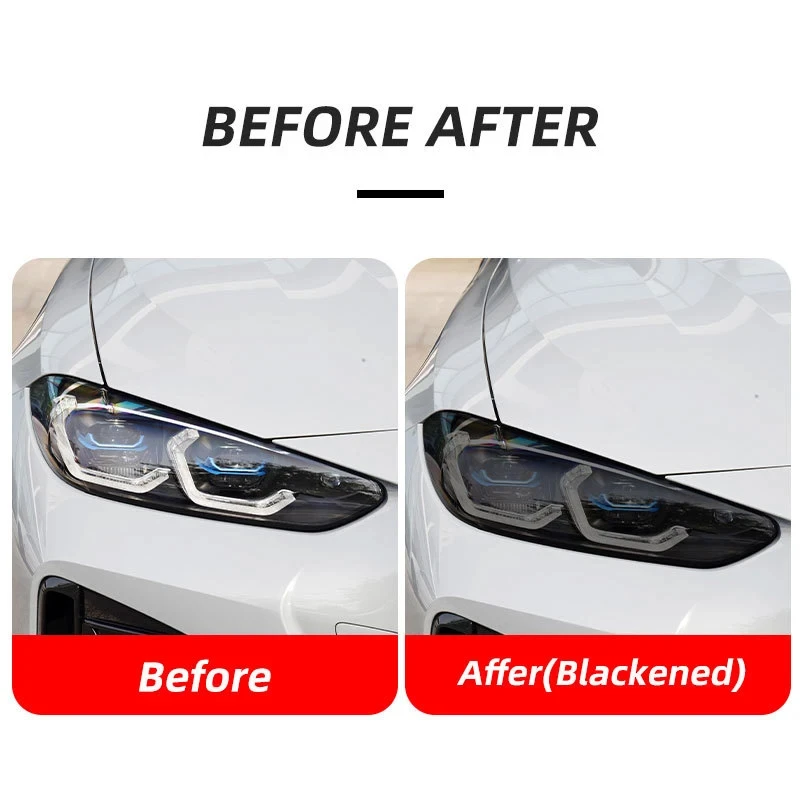 Car Front Headlamp Film for Lexus ES ES200 ES260 ES300 2018-2022 Tpu Transparent Film Exterior Headlight Trim Strips Car Sticker