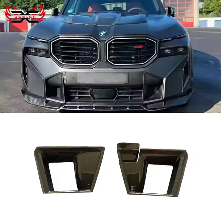 

Dry Carbon Fiber Body Kit for BMW XM G09 2022+ R Style Front Bumper air Vents Perfect Decoration