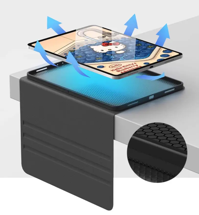 حافظة هالو كيتي لهاتف سامسونج جالاكسي تاب S7 S8 A9 S9 S10 S11 FE PLUS 11 12.4 13.1 بوصة غطاء لوحي A8 10.5in حافظة واقية