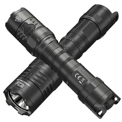 Original Nitecore P23i 3000 Lumen LED Rechargeable Tactical Flashlight NL2150HPi 21700 Battery Gear Law Enforcement Search Torch