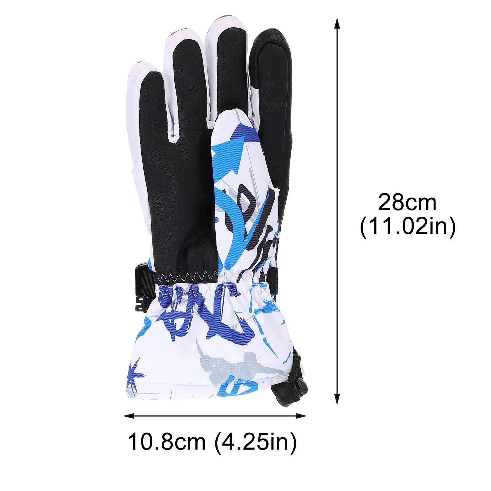 1 زوج قفازات الشتاء الدافئة مقاوم للماء التزلج شاشة تعمل باللمس المضادة للانزلاق في الهواء الطلق ركوب الدراجات تخليص للجنسين ملحقات رياضية #2