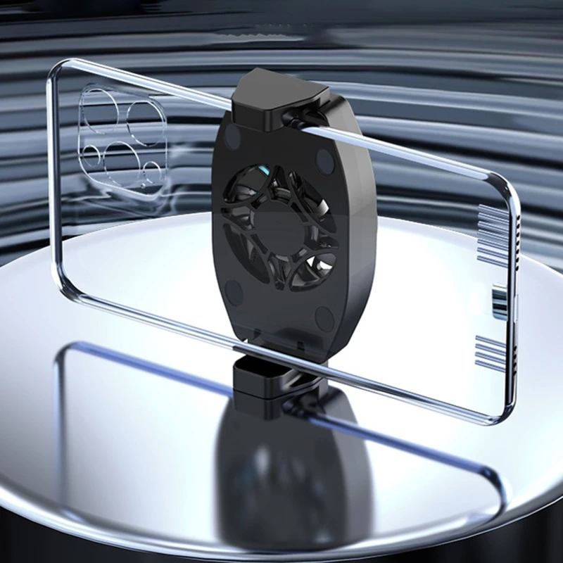 Dropship Cellphone Cooler Mobile Game Portable Cooler Cooling Fan USB Powered Heat Sink Suitable for 4 to 6.7in Smartphones