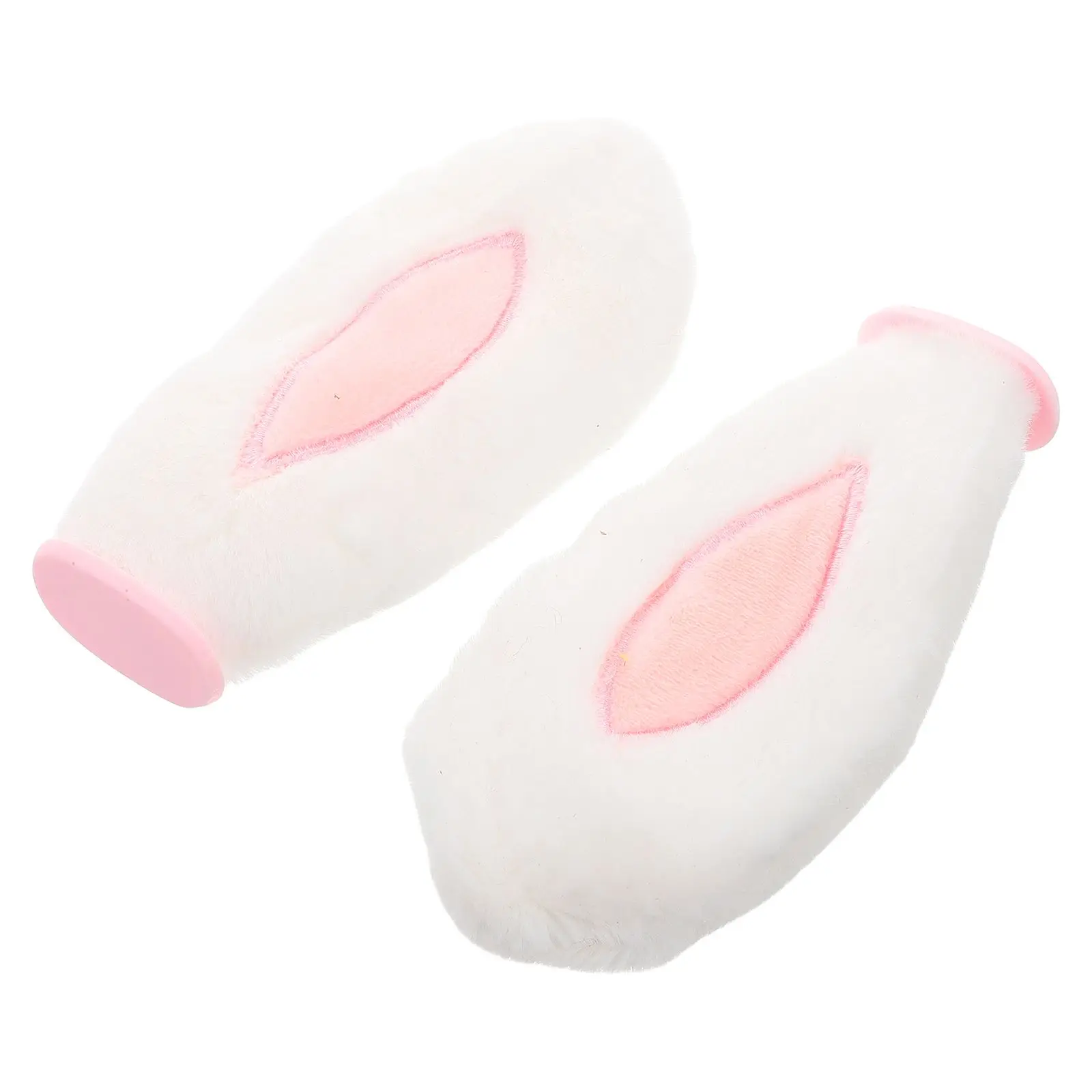 

2 Pcs Decoration Motorcycle Bicycle Car Decorations Top Accessory Accessories Funny Ears Rabbit