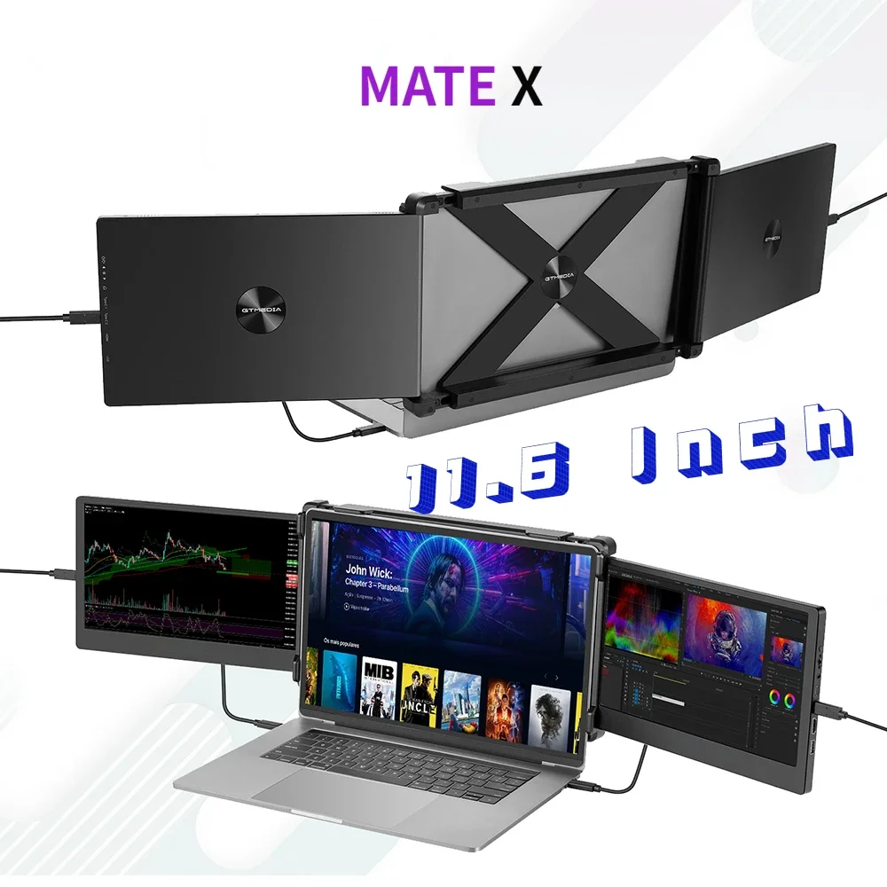 

MATE X 11.6 Inch FHD 1920*1080 IPS HD Screen Portable Dual-Screen Monitor Support Smartphone Computer Laptop SLR Camera