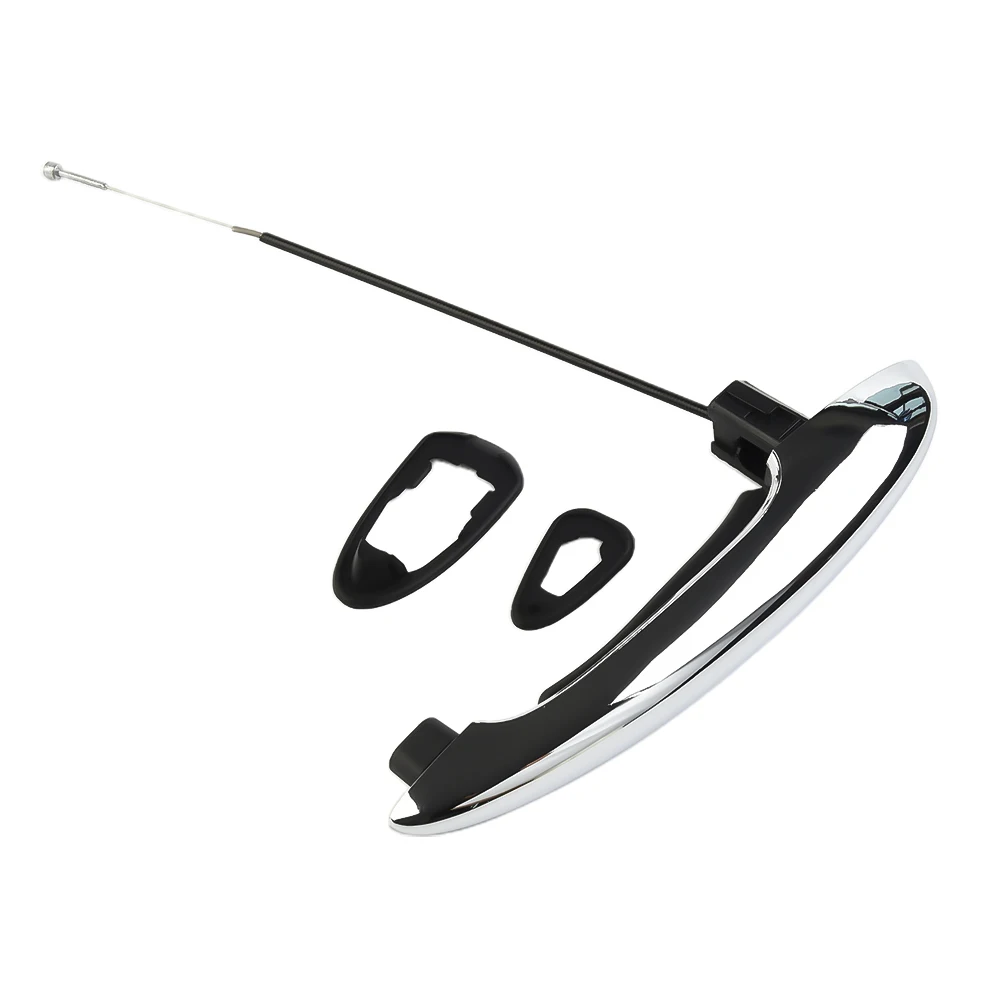 

1pc Handle Cover Inner Door Panel Handle ABS Plastic Front Door Handle High temperature Resistant Carbon Fiber Pattern