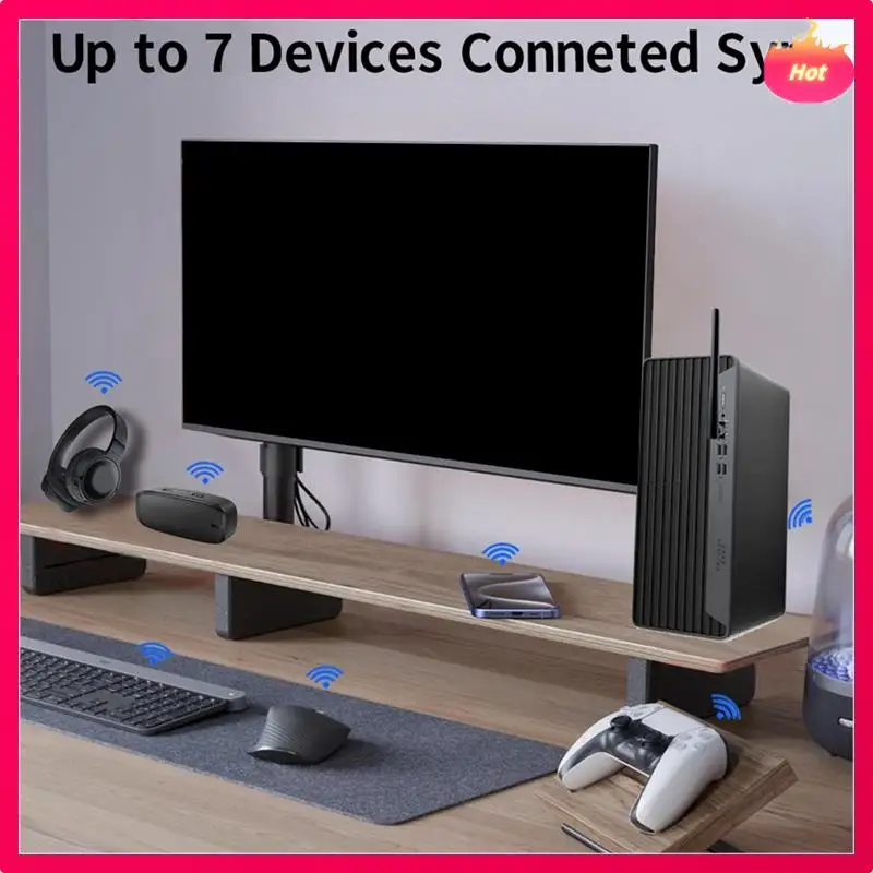 AYHF 150M Bluetooth 5.4 Adapter Free Driver USB Bluetooth Dongle Adapter For PC Mouse Keyboard Audio Receiver