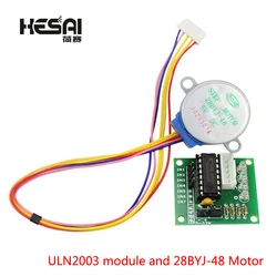 Electrónica inteligente 28BYJ-48 5V 4 fases DC Gear Motor paso a paso + ULN2003 Driver Board para Arduino DIY Kit