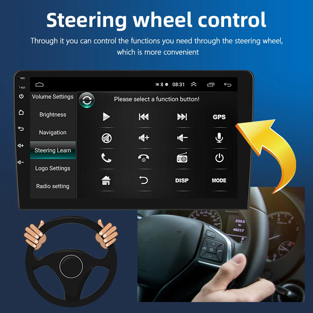 Immagine 7: Autoradio Android 15 con Schermo IPS per SC430 2001-2009, Carplay 2 DIN, Stereo, Navigazione e Unità Multimediale