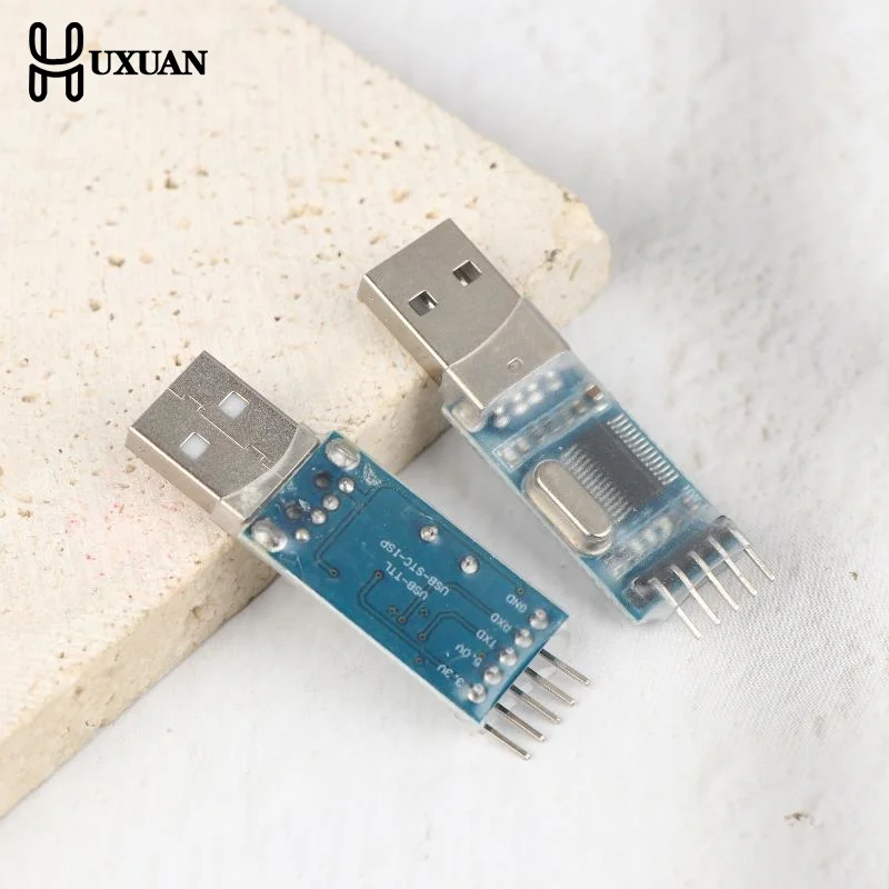 【Nieuw】PL2303HX USB Naar TTL Converter Adapter Module Microcontroller Borstel Machine Board Auto Converter Module DC 3.3V 5V
