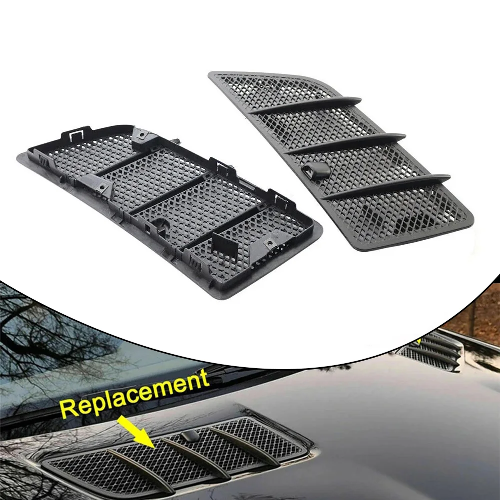 Auto Styling Hood Air Vent Grille ABS Grille Cover Aftermarket Replacement Parts For Easy Setup High Universality Fitment NO
