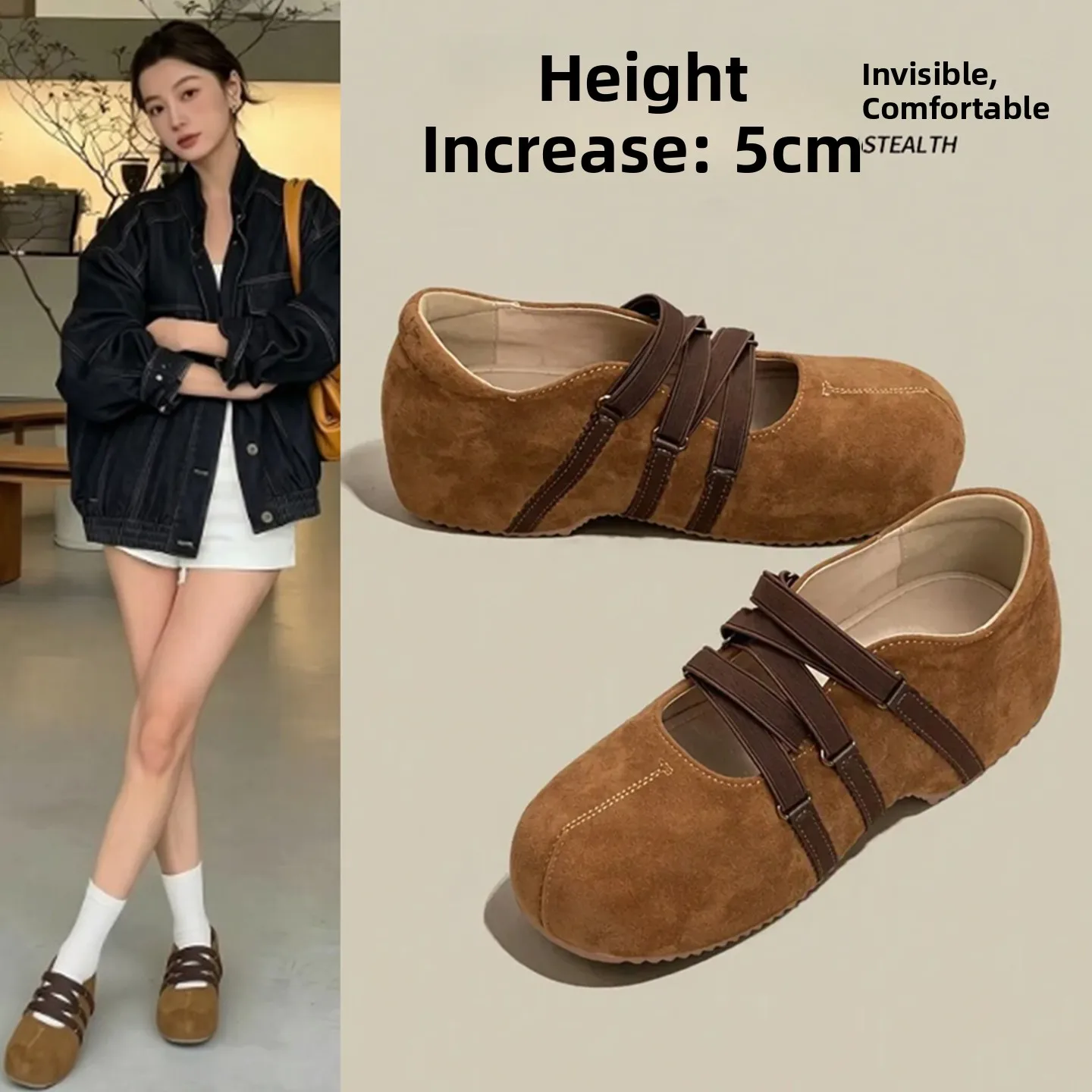 mary-jane-ballet-flat-women's-thick-heel-inner-heightening-buckle-style-casual-fashion-single-shoes-breathable-leather-upgraded