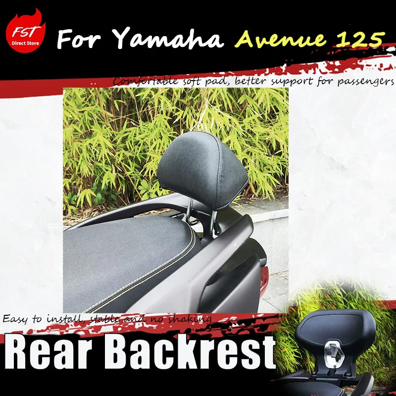 For Yamaha Avenue 125 has its backrest and lumbar support installed without any damage after modification.
