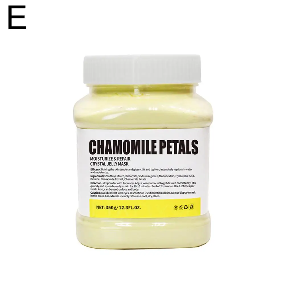 Gold Crystal Jelly Mask Pulver 350 g, feuchtigkeitsspendende, aufhellende Gesichtsbehandlung für strahlende Haut, feuchtigkeitsspendende, weichmachende Gesichtsbehandlung