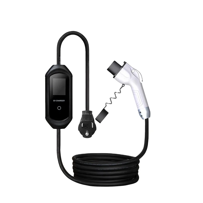 Type 1 Portable EV Charger 16A Portable EV Charging Cable SAE J1772 EV Charger for Home Charging