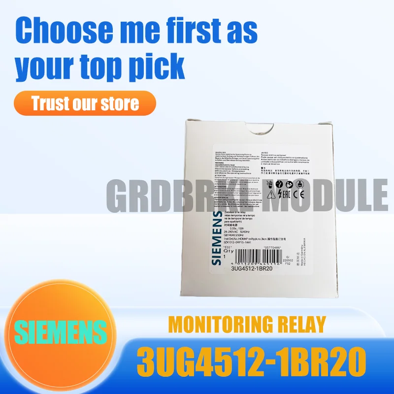 

Новое оригинальное реле контроля трехфазного напряжения SIEMENS 3UG4512-1BR20