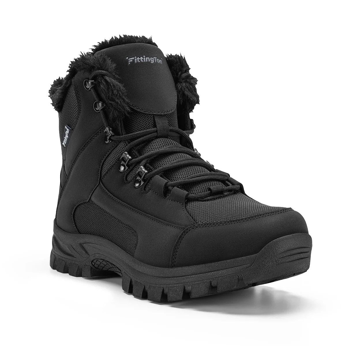 Herren Winter Schneestiefel Weite Passform Kältebeständig -25 ℃ Warme, dick gefütterte Outdoor-Wanderstiefel Herren-Winterschuhe zum Wandern und Trekking – Detail 6