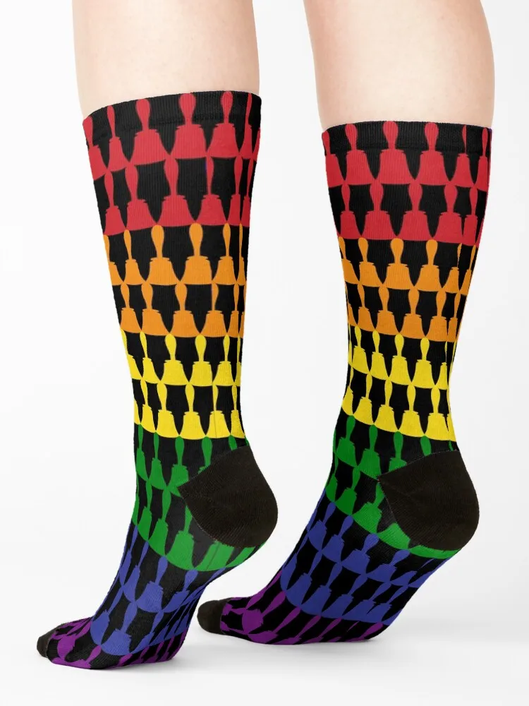 Handbell Pride Socks Stockings compression with print Lots kawaii Socks For Girls Men's
