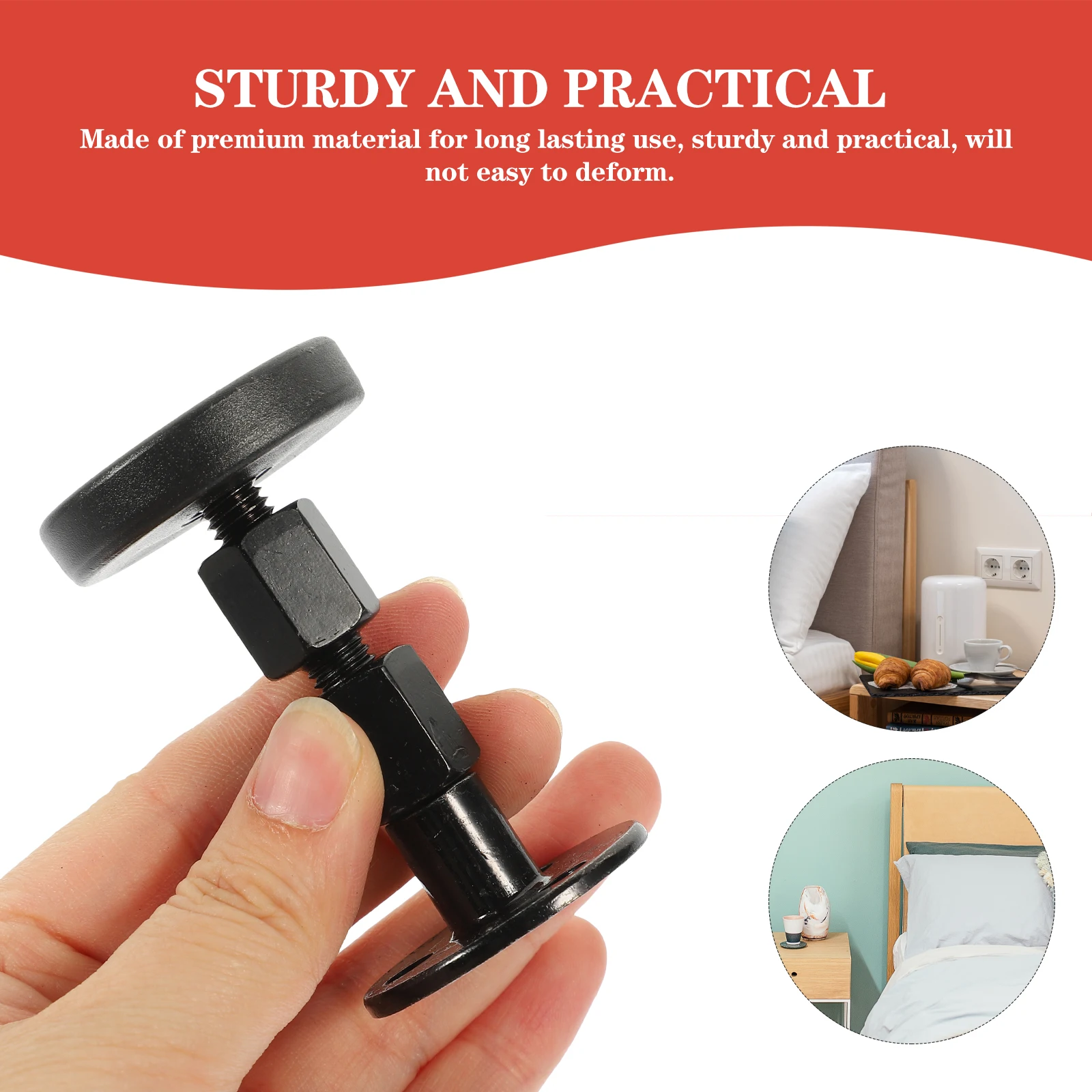

Adjustable Threaded Bed Frame Stabilizer Anti Shake Fixer Furniture Protector Bed Headboard Stopper