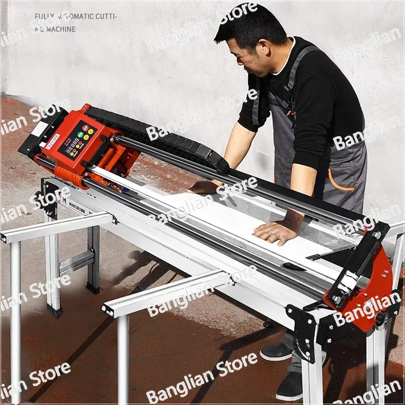 

Multi functional automatic ceramic tile cutting machine with push blade infrared laser edge sealing and chamfering