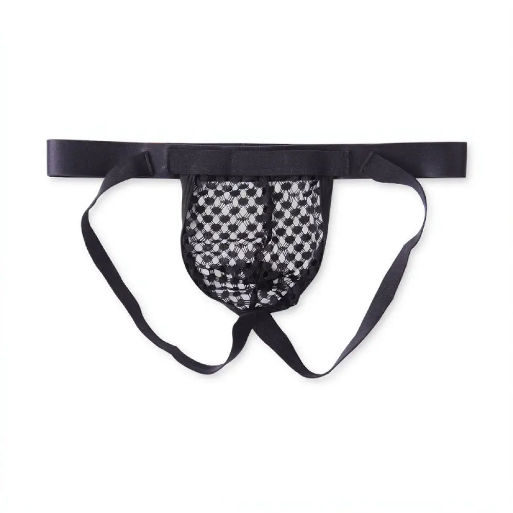 Mens Hollow Out G-String Underwear Sexy Mesh Breathable Transparent Thong Low Waist Briefs For Beijiliange Bikini Style