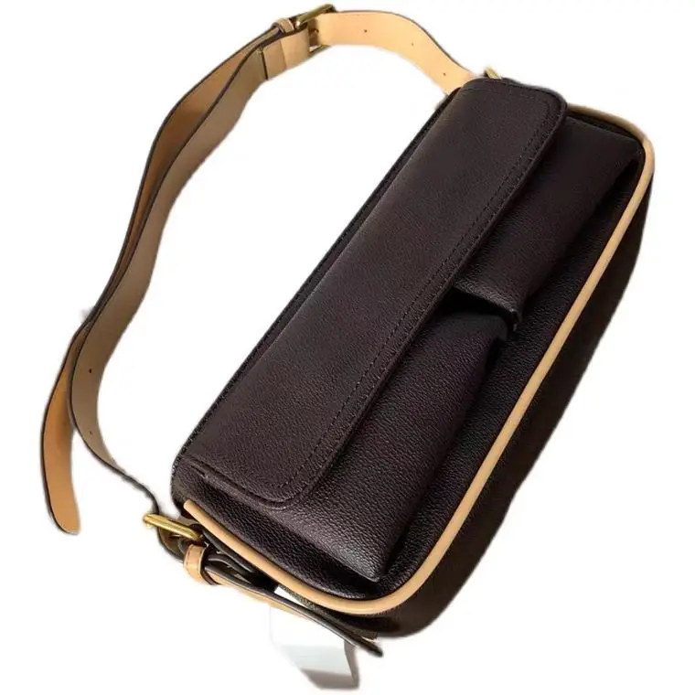 Miyagawa koreański torba na ramię w stylu Retro 2024 nowe eleganckie pod pachami modne i na co dzień podwójna kieszeń torby Crossbody dla kobiet