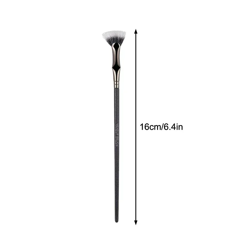 Pennello per mascara Pennello per ciglia smerlato Setole morbide Pennello per ciglia pieghevole Pennello per sopracciglia per ciglia ad angolo pieghevole per strumento di trucco