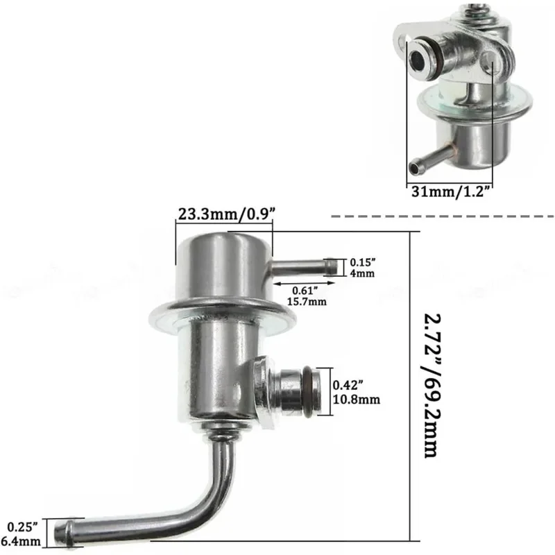 22670-41B00 Regulator Tekanan Bahan Bakar Untuk Nissan 200SX Sentra 1.6L 1.8L 1995-1998-2020