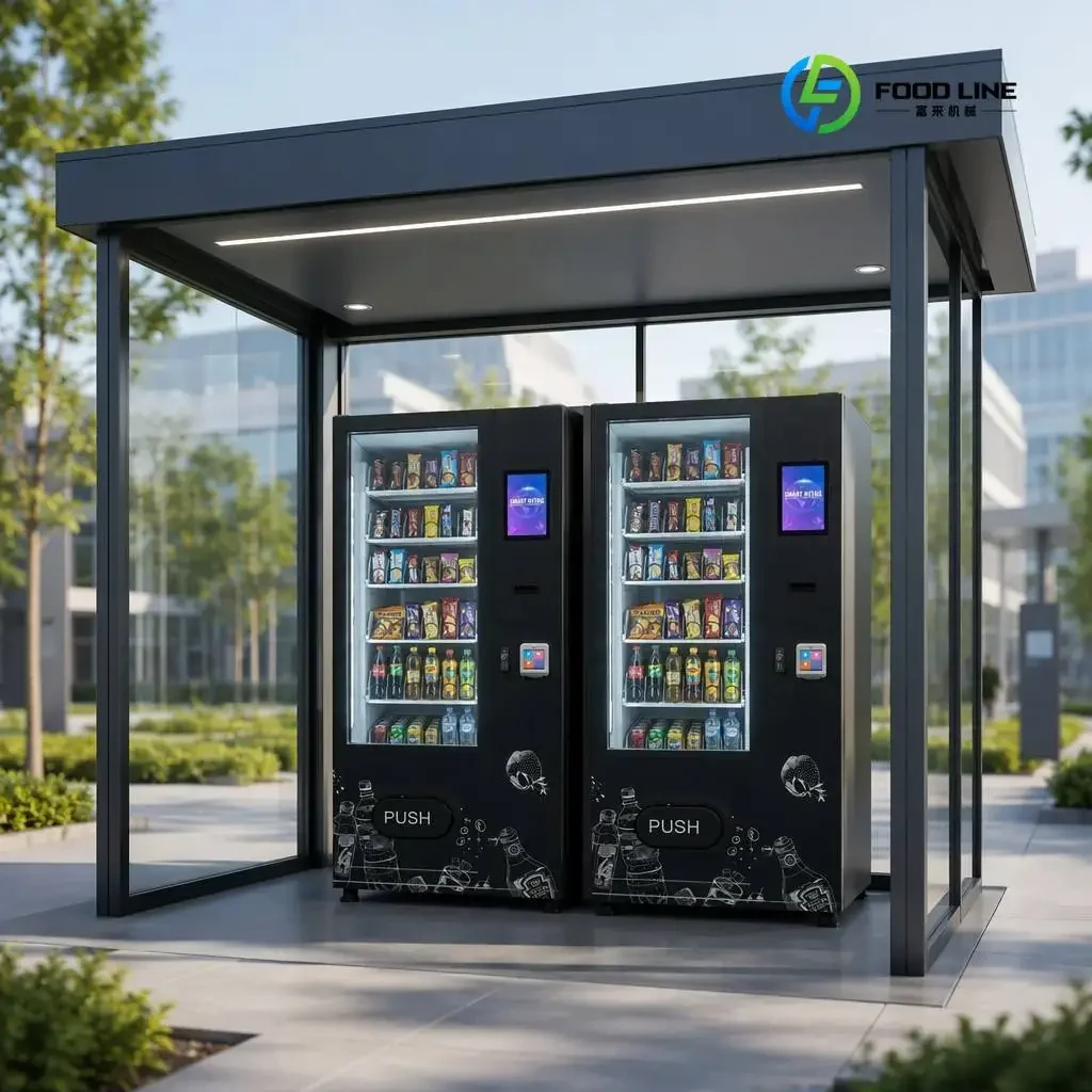 FL Chips Snacks Bread Cake Combo Vending Machine Touch Screen Unmanned Convenience Store Custom