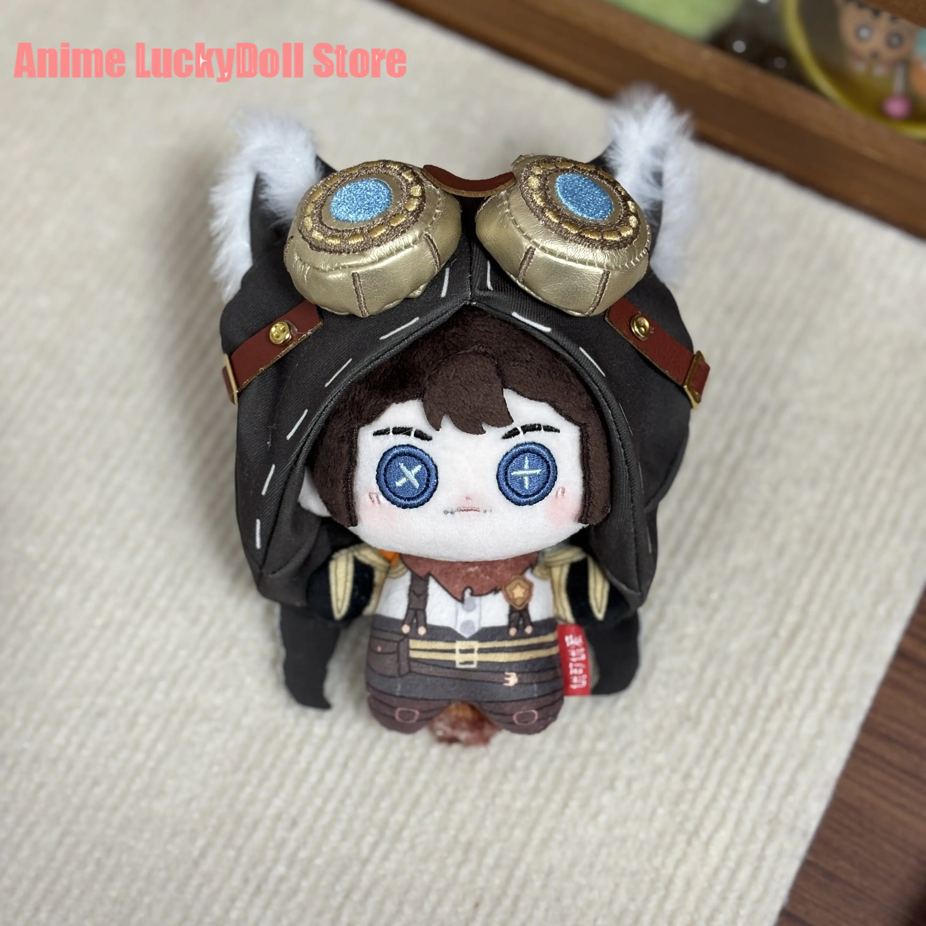 Original Anime Identity Ⅴ Mercenary Artillerist Skin Version Cotton Doll Plush Toy 10CM Cartoon Keychain Pendant Birthday Gift