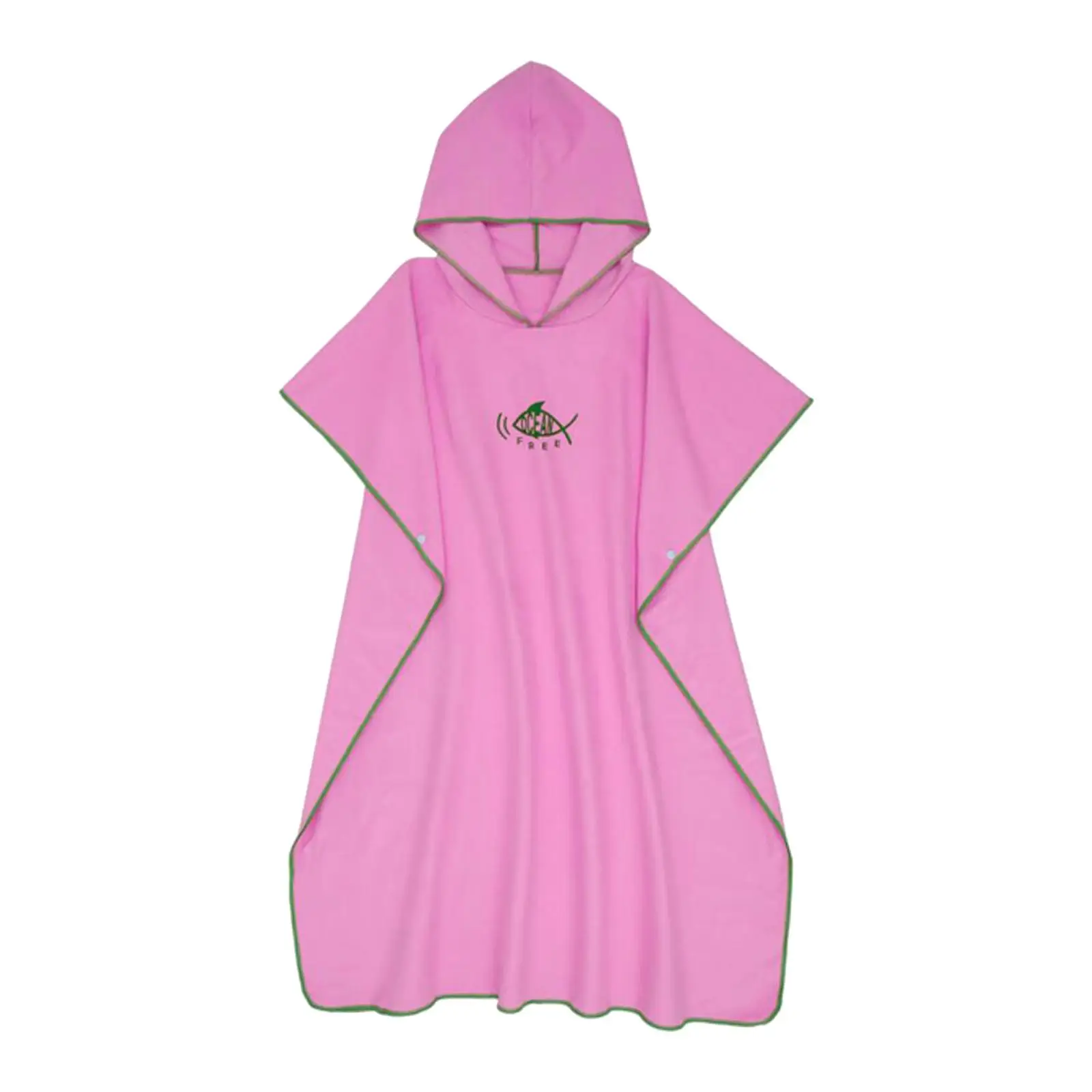 

Surf Poncho Women Men Microfiber Changing Robe 110x90cm Towel Surfing Cloak