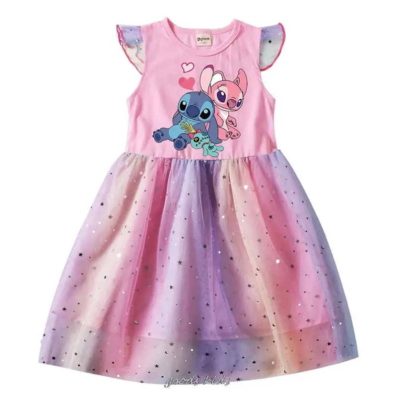 Lilo En Stitch Meisjes Cosplay Jurk Kleding Meisje Kids Party Halloween Carnaval Verjaardagsfeest Prinses Avondjurken