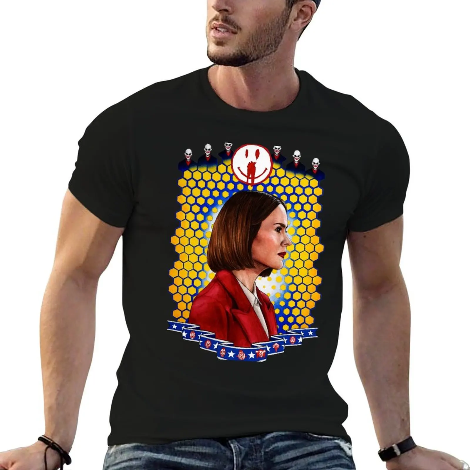 T-shirt graphique The Senator pour homme, t-shirt en coton pour homme, t-shirt uni pour homme