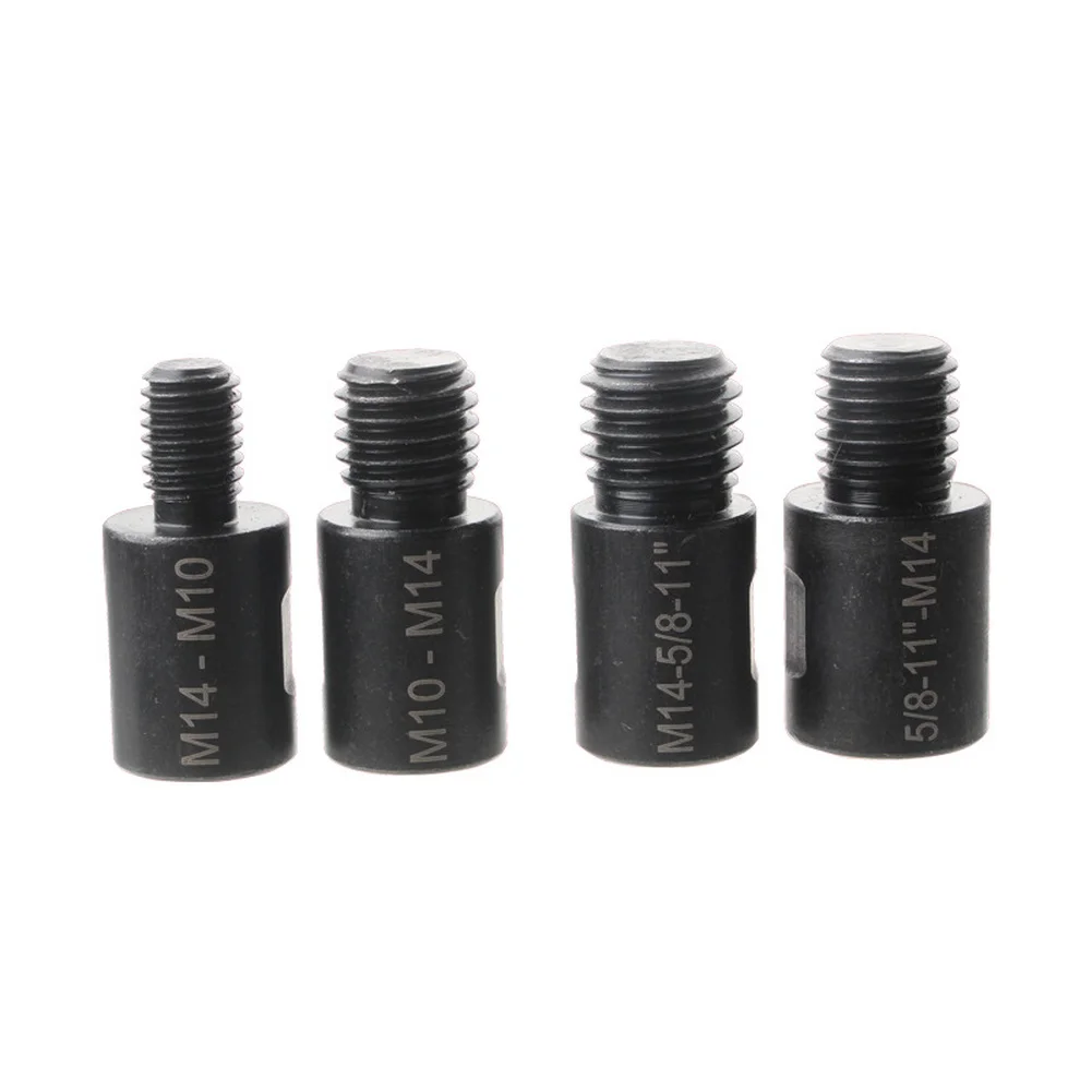 Angle Grinders For Multiple Application Scenarios. M10- For M14 4pcs Thread Adapter Converter For Angle Grinder Drill Bit Shank