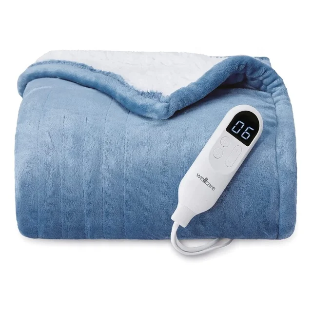 Soft Fleece Electric Blanket Heated Blanket Thermostat Electric Heating Blanket keep warm