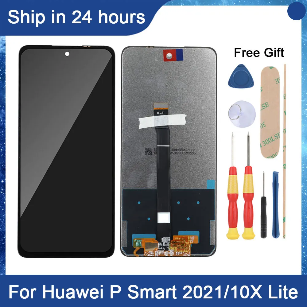 AiNiCole 6.67'' For Huawei P Smart 2021 LCD Display Touch Screen Digitizer Assembly PPA-LX1 PPA-LX2 LCD Screen Replacement