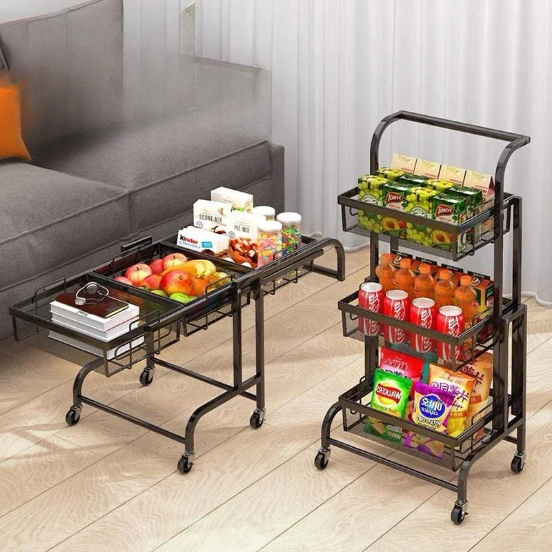 

Kitchen Trolley Serving Cart Salon Rolling Organizer Cabinet Bathroom Wheels Furniture Carritos Organizadores Trolly Storage