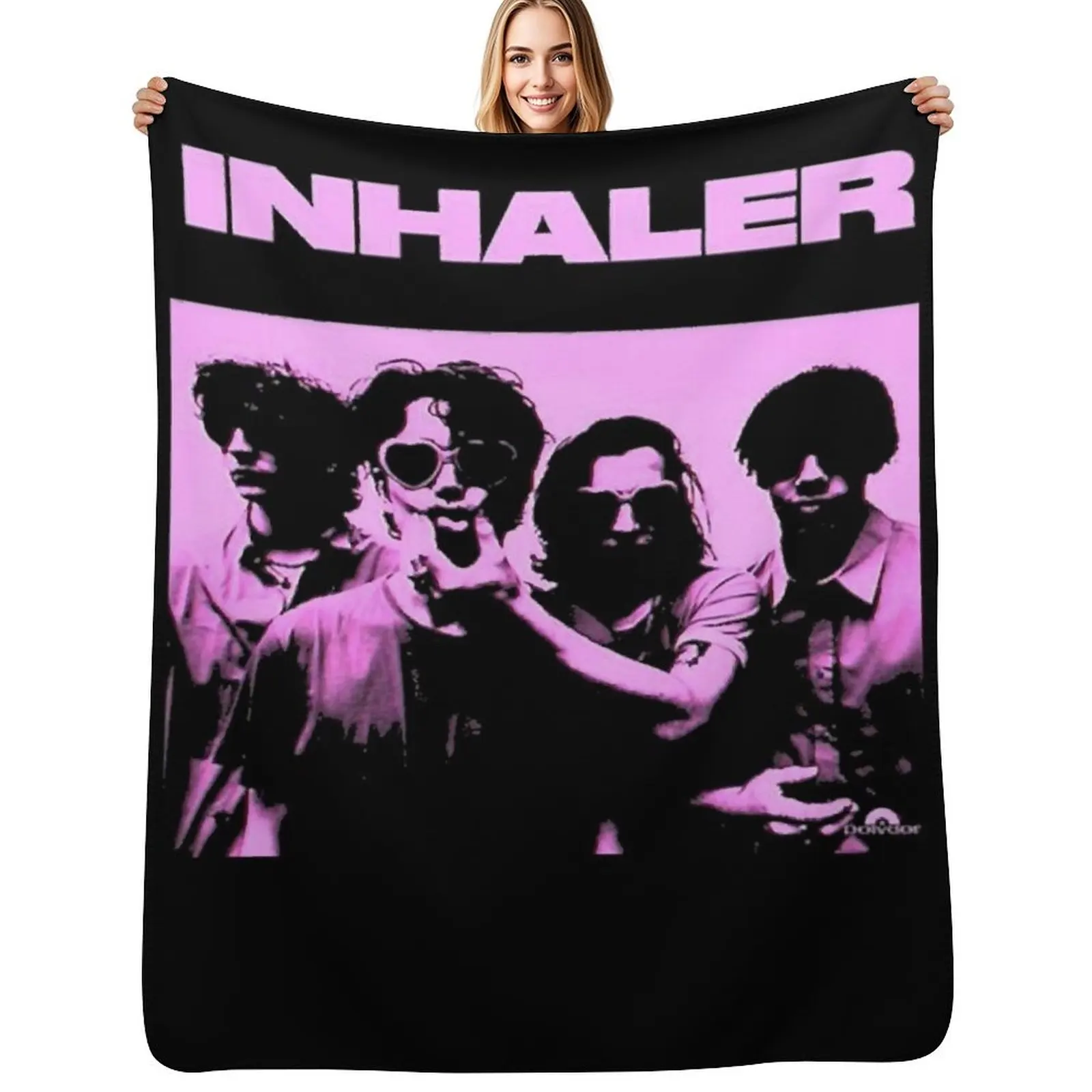 

inhaler band, inhaler, band, elijah hewson, indie, josh jenkinson, robert keating Throw Blanket Bed Fashionable Cute Blankets