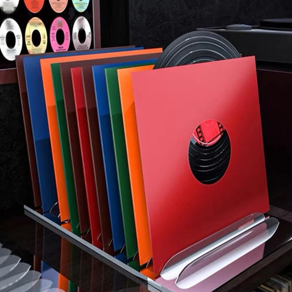 

12 Inch Vinyl Record Protective Bag Black Storage Outer Sleeves For Albums Dust Stains Long Use CD Rack Accessories