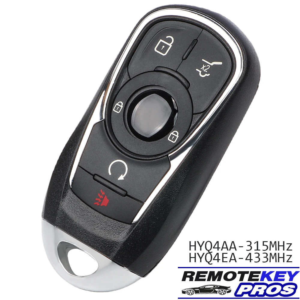 

DIYKEY HYQ4AA / HYQ4EA for Buick Enclave Regal Sportback TourX 2018 - 2020 Remote Key Fob 315MHz / 433MHz ID46 13506668,13521090